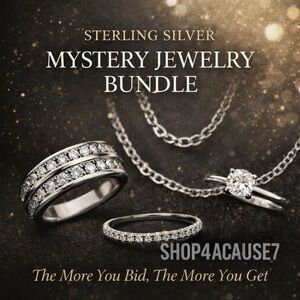 Sterling Silver Mystery Jewelry Bundle The More You Bid, The More You Get 925